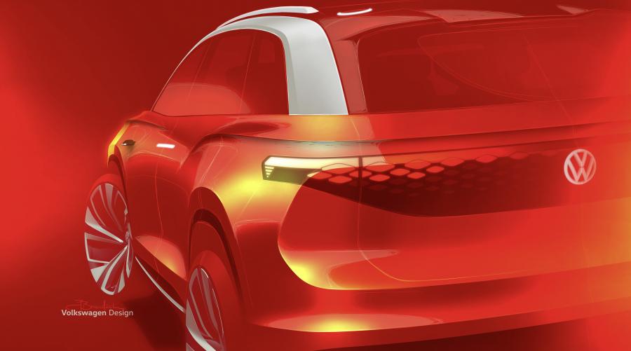 Эскиз Volkswagen I.D. Roomzz 2019 года  (фото 40 из 52)